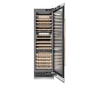 Autograph Edition 24 In. 12.4 Cu. Ft. Triple Zone 100 Bottle Column Wine Cooler In Stainless Steel And Polished Gold Accents view 2