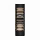 Autograph Edition 24 In. 12.4 Cu. Ft. Triple Zone 100 Bottle Column Wine Cooler In Black Stainless Steel And Champagne Bronze Accents view 3