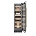 Autograph Edition 24 In. 12.4 Cu. Ft. Triple Zone 100 Bottle Column Wine Cooler In Black Stainless Steel And Polished Gold Accents view 2
