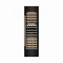 Autograph Edition 24 In. 12.4 Cu. Ft. Triple Zone 100 Bottle Column Wine Cooler In Black Stainless Steel And Polished Gold Accents view 3