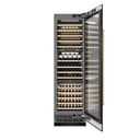 Autograph Edition 24 In. 12.4 Cu. Ft. Triple Zone 100 Bottle Column Wine Cooler In Black Stainless Steel And Polished Gold Accents view 4