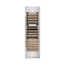 Autograph Edition 24 In. 12.4 Cu. Ft. Triple Zone 100 Bottle Column Wine Cooler In Satin Stainless Steel And Champagne Bronze Accents view 1