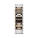 Autograph Edition 24 In. 12.4 Cu. Ft. Triple Zone 100 Bottle Column Wine Cooler In Satin Stainless Steel And Champagne Bronze Accents view 3