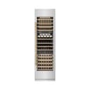 Autograph Edition 24 In. 12.4 Cu. Ft. Triple Zone 100 Bottle Column Wine Cooler In Satin Stainless Steel And Polished Gold Accents view 3