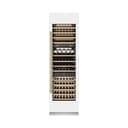 Autograph Edition 24 In. 12.4 Cu. Ft. Triple Zone 100 Bottle Column Wine Cooler In White Matte And Champagne Bronze Accents view 3