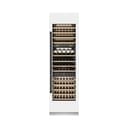 Autograph Edition 24 In. 12.4 Cu. Ft. Triple Zone 100 Bottle Column Wine Cooler In White Matte And Matte Black Accents view 3