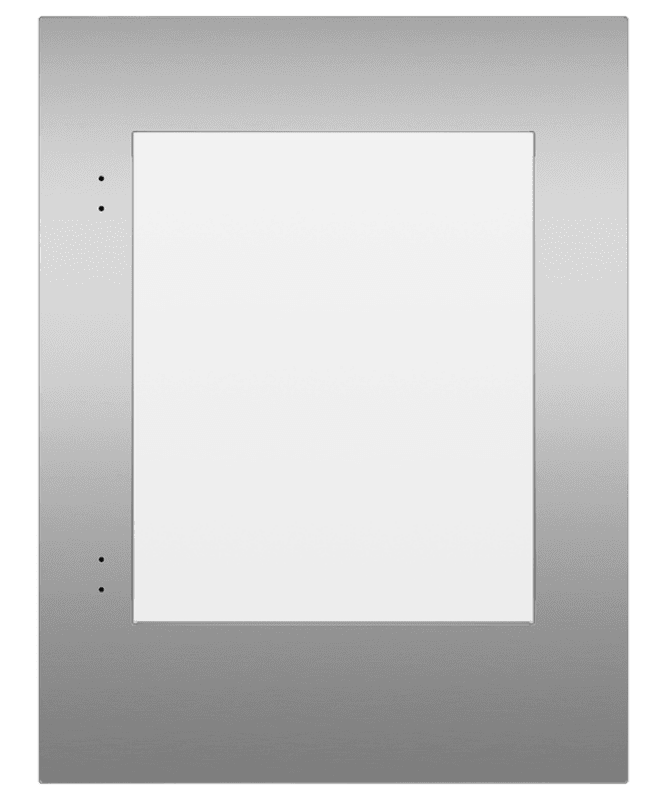 Framed Stainless Right-Hinge Door Panel for Integrated Undercounter Wine & Beverage, 60cm