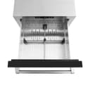 ZLINE 24 in. Touchstone 168 Can Outdoor-Rated Dual Refrigerator Drawer with Black Matte Doors (RDSO-BLM-24) view 10