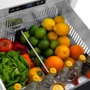 ZLINE 24 in. Touchstone 168 Can Outdoor-Rated Dual Refrigerator Drawer with Black Stainless Steel Doors (RDSO-BS-24) view 14