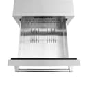 ZLINE 24 in. Touchstone 168 Can Outdoor-Rated Dual Refrigerator Drawer with DuraSnow® Stainless Steel Doors (RDSO-SN-24) view 11
