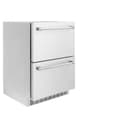 ZLINE 24 in. Touchstone 168 Can Outdoor-Rated Dual Refrigerator Drawer with Stainless Steel Doors (RDSO-ST-24) view 16