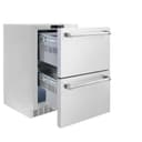 ZLINE 24 in. Touchstone 168 Can Outdoor-Rated Dual Refrigerator Drawer with Stainless Steel Doors (RDSO-ST-24) view 14