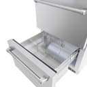 ZLINE 24 in. Touchstone 168 Can Outdoor-Rated Dual Refrigerator Drawer with Stainless Steel Doors (RDSO-ST-24) view 2