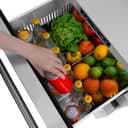 ZLINE 24 in. Touchstone 168 Can Outdoor-Rated Dual Refrigerator Drawer with Stainless Steel Doors (RDSO-ST-24) view 5