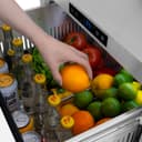 ZLINE 24 in. Touchstone 168 Can Outdoor-Rated Dual Refrigerator Drawer with White Matte Doors (RDSO-WM-24) view 14