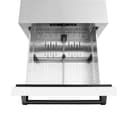 Autograph Edition 24 in. Touchstone 168 Can Outdoor-Rated Dual Refrigerator Drawer with White Matte Doors and Matte Black Handles view 8