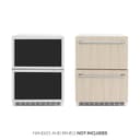ZLINE 24 in. Touchstone 168 Can Outdoor-Rated Dual Refrigerator Drawer with Panel-Ready Doors (RDSPO-24) view 1