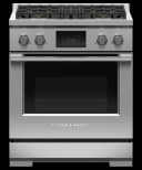 Dual Fuel Range, 30", 4 Burners, Self-cleaning, LPG view 1