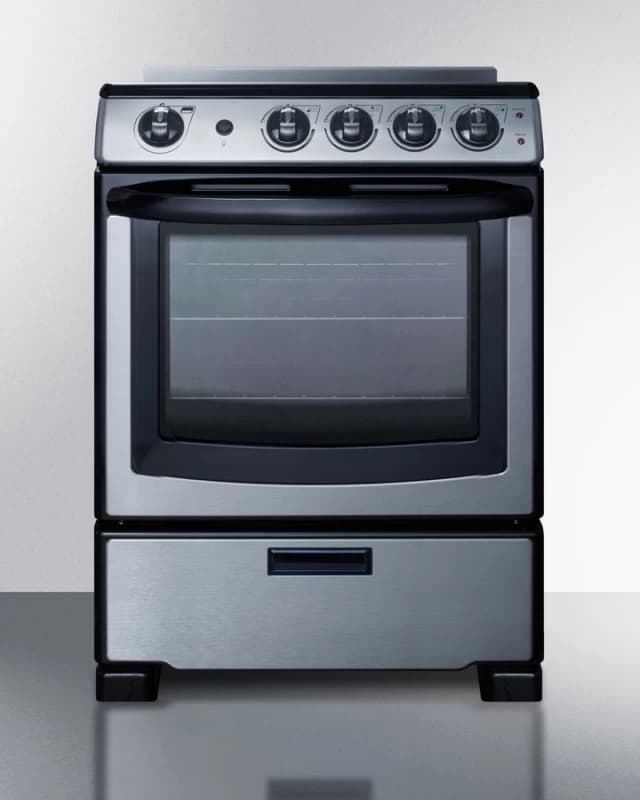 24" Wide Electric Smooth-Top Range