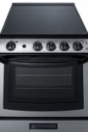 24" Wide Electric Range & Convertible Hood view 9