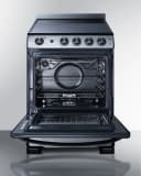 24" Wide Electric Range & Convertible Hood view 8