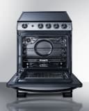 24" Wide Electric Range & Convertible Hood view 7