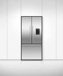 Freestanding French Door Refrigerator Freezer, 32", 17 cu ft, Ice & Water view 3