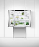 Freestanding French Door Refrigerator Freezer, 32", 17 cu ft, Ice & Water view 4