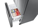 18 cu. ft. Smart Counter Depth 3-Door French Door Refrigerator in Stainless Look view 9