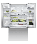 Freestanding French Door Refrigerator Freezer, 36", 20.1 cu ft, Ice & Water view 2