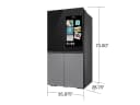 23 Cu. Ft. Counter Depth 4-Door Flex with Family Hub+ view 3