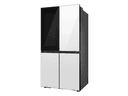 Bespoke 23 cu. ft. Counter Depth 4-Door Flex™ Refrigerator with Beverage Zone™ & Auto Open Door in White Glass view 4