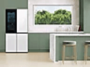 Bespoke 23 cu. ft. Counter Depth 4-Door Flex™ Refrigerator with Beverage Zone™ & Auto Open Door in White Glass view 6