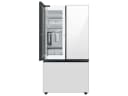 Bespoke 3-Door French Door Refrigerator (24 cu. ft.) with Beverage Center™ in White Glass view 2