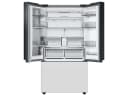 Bespoke 3-Door French Door Refrigerator (24 cu. ft.) with Beverage Center™ in White Glass view 4