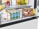 Bespoke 3-Door French Door Refrigerator (24 cu. ft.) with Beverage Center™ in White Glass view 9