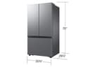 27 cu. ft. Counter Depth Mega Capacity 3-Door French Door Refrigerator with Dual Auto Ice Maker in a Stainless Look view 3