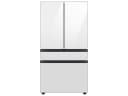 Bespoke 4-Door French Door Refrigerator (29 cu. ft.) with AutoFill Water Pitcher in White Glass view 1
