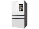Bespoke 4-Door French Door Refrigerator (29 cu. ft.) with Family Hub™ in White Glass view 2
