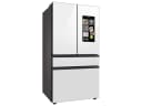 Bespoke 4-Door French Door Refrigerator (29 cu. ft.) with Family Hub™ in White Glass view 3
