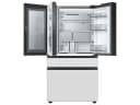 Bespoke 4-Door French Door Refrigerator (29 cu. ft.) with Family Hub™ in White Glass view 6