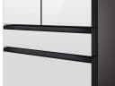 Bespoke 4-Door French Door Refrigerator (29 cu. ft.) with Family Hub™ in White Glass view 9