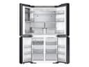 Bespoke 4 Door Flex Refrigerator 29 Cu Ft With Family Hub In Charcoal Glass Top And Stainless Steel Bottom view 14