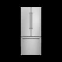 30 Inch 17.5 Cu Ft French Door Counter Depth Refrigerator With Ice Maker In Stainless Steel Gordon Ramsay Series view 1