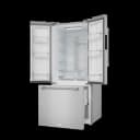 30 Inch 17.5 Cu Ft French Door Counter Depth Refrigerator With Ice Maker In Stainless Steel Gordon Ramsay Series view 3