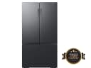 32 cu. ft. Mega Capacity 3-Door French Door Refrigerator with Dual Auto Ice Maker in Matte Black Steel view 1