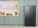 32 cu. ft. Mega Capacity 3-Door French Door Refrigerator with Dual Auto Ice Maker in Matte Black Steel view 3