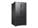 32 cu. ft. Mega Capacity 3-Door French Door Refrigerator with Dual Auto Ice Maker in Matte Black Steel view 4