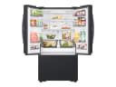 32 cu. ft. Mega Capacity 3-Door French Door Refrigerator with Dual Auto Ice Maker in Matte Black Steel view 6