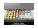 Bespoke 29 cu. ft. 4-Door French Door Refrigerator with Inner Beverage Center & FlexZone™ Drawer in Stainless Steel view 12